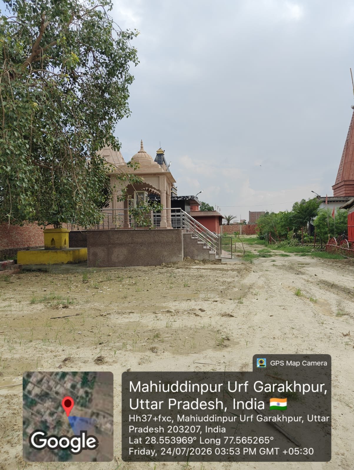 Ground view of proposed veterinary emergency hospital area