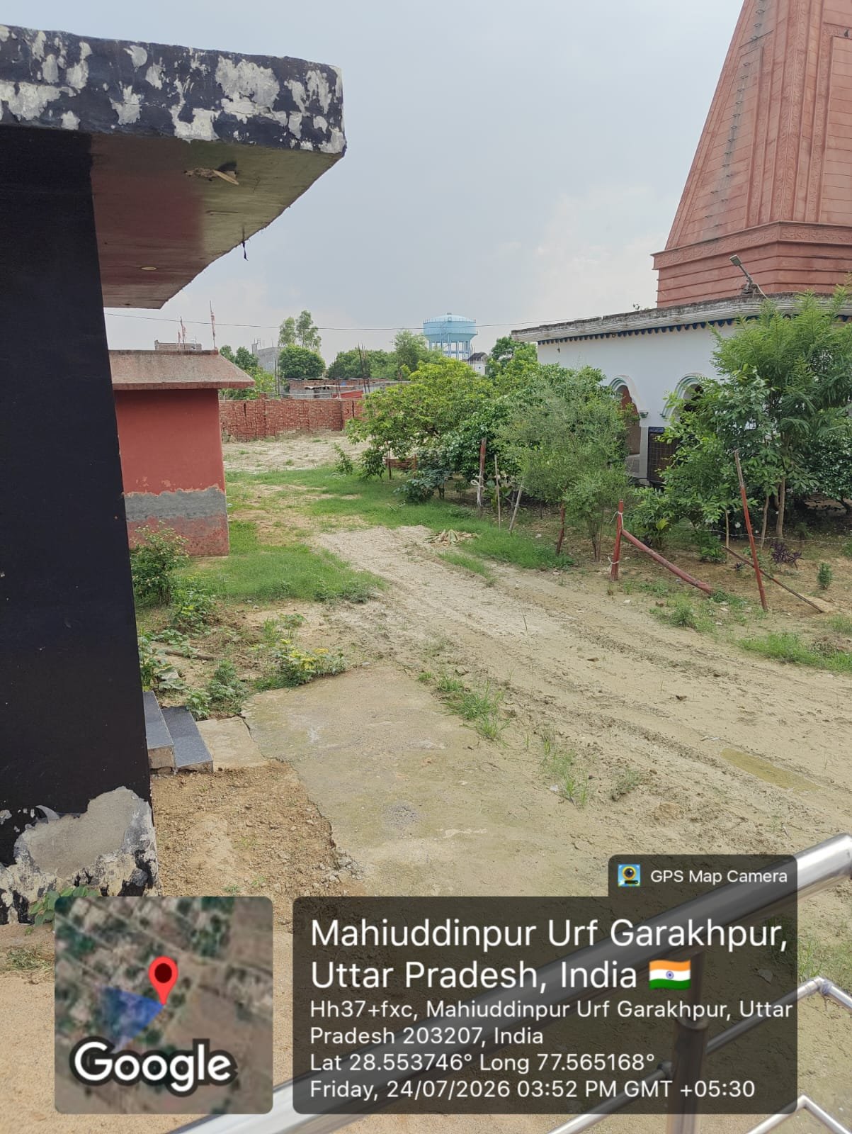 Natural ground terrain of Dadri animal welfare centre land