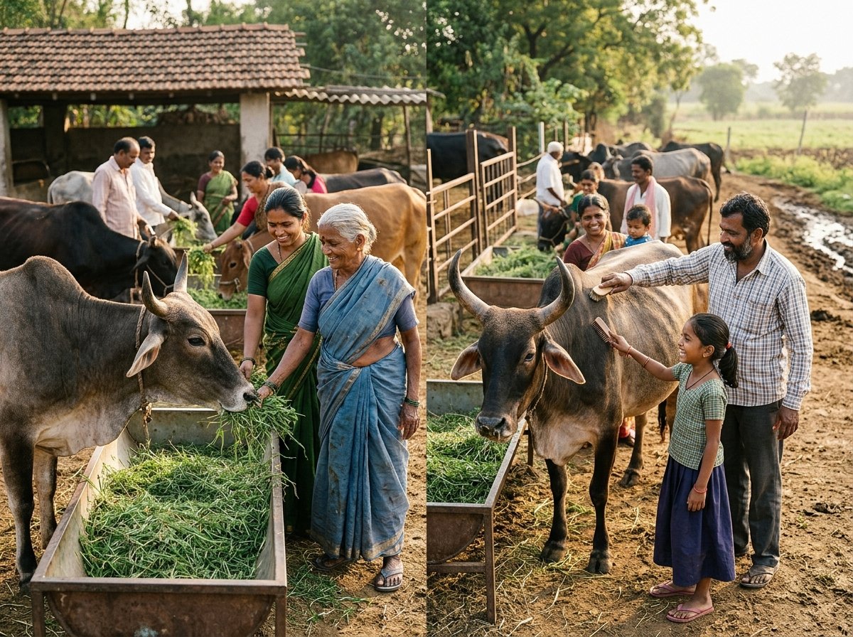 Become a lifetime or annual Gaushala patron member