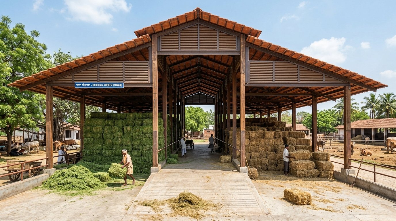 PashuRescue Gaushala: Daily Green Fodder & Cattle Sanctuary Fund